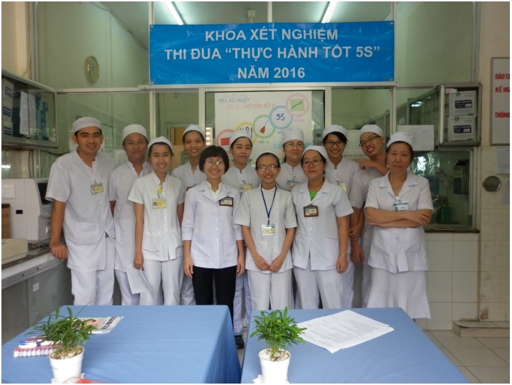 Thực hành 5S tại Khoa Xét Nghiệm 2016